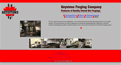 Desktop Screenshot of keystoneforging.com